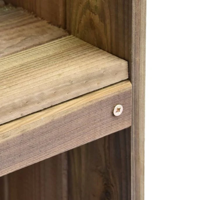 Abri à Outils De Jardin 36x36x163 Cm Pinède Imprégnée 4 Abri à Outils De Jardin 36x36x163 Cm Pinède Imprégnée – Image 4