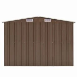 Abri De Jardin 257x580x181 Cm Métal Marron -Mobilier De Jardin Soldes abri de jardin 257x580x181 cm metal marron 3666722150835 1261912