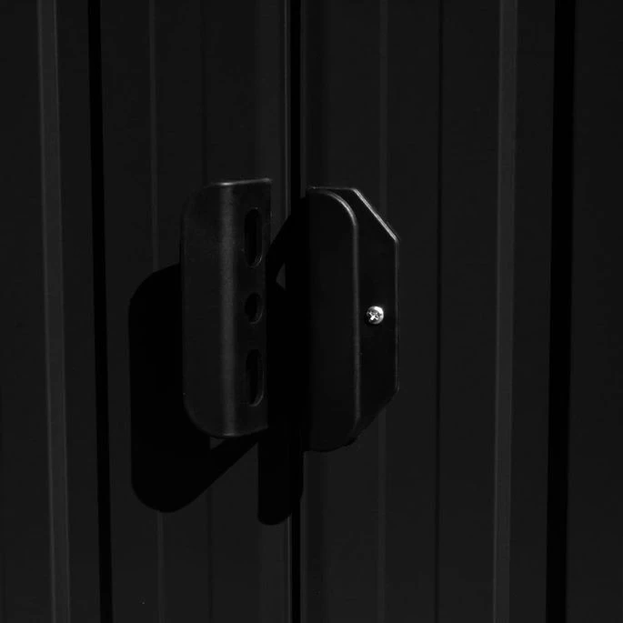 Abri De Jardin Anthracite 257x990x181 Cm Acier Galvanisé 8 Abri De Jardin Anthracite 257x990x181 Cm Acier Galvanisé – Image 8