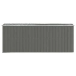 Abri De Jardin Gris Clair 192x523x223 Cm Acier Galvanisé -Mobilier De Jardin Soldes abri de jardin gris clair 192x523x223 cm acier galvanise 3666722886604 1483028