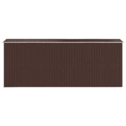 Abri De Jardin Marron Foncé 192x523x223 Cm Acier Galvanisé 12 Abri De Jardin Marron Foncé 192x523x223 Cm Acier Galvanisé -Mobilier De Jardin Soldes abri de jardin marron fonce 192x523x223 cm acier galvanise 3666722862967 1471451