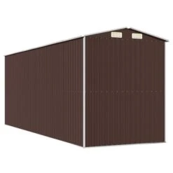 Abri De Jardin Marron Foncé 192x523x223 Cm Acier Galvanisé 13 Abri De Jardin Marron Foncé 192x523x223 Cm Acier Galvanisé -Mobilier De Jardin Soldes abri de jardin marron fonce 192x523x223 cm acier galvanise 3666722862967 1471452