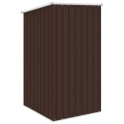 Abri De Jardin Marrron 87x98x159 Cm Acier Galvanisé -Mobilier De Jardin Soldes abri de jardin marrron 87x98x159 cm acier galvanise 3666722609784 1405636