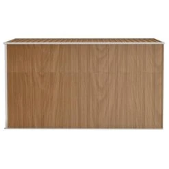 Abri De Jardin Mural Marron 118x288x178 Cm Acier Galvanisé -Mobilier De Jardin Soldes abri de jardin mural marron 118x288x178 cm acier galvanise 3666722921626 1344954