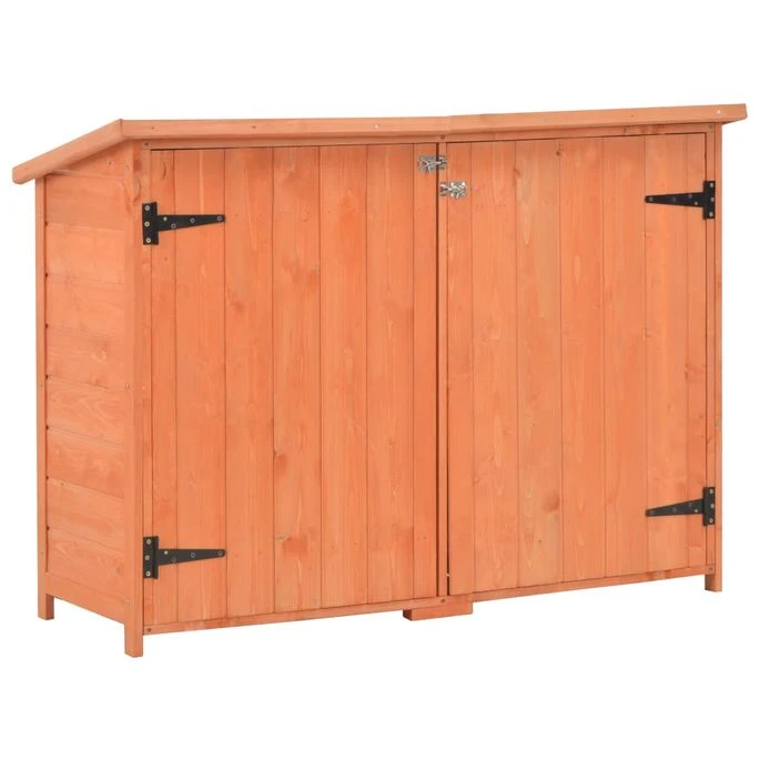Abri De Stockage De Jardin 120x50x91 Cm Bois 1 Abri De Stockage De Jardin 120x50x91 Cm Bois