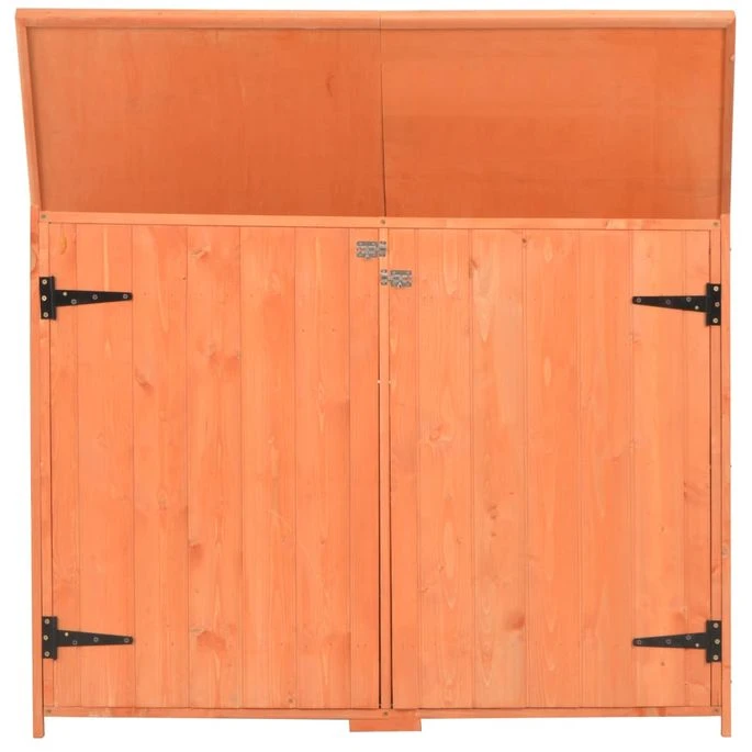 Abri De Stockage De Jardin 120x50x91 Cm Bois 5 Abri De Stockage De Jardin 120x50x91 Cm Bois – Image 5