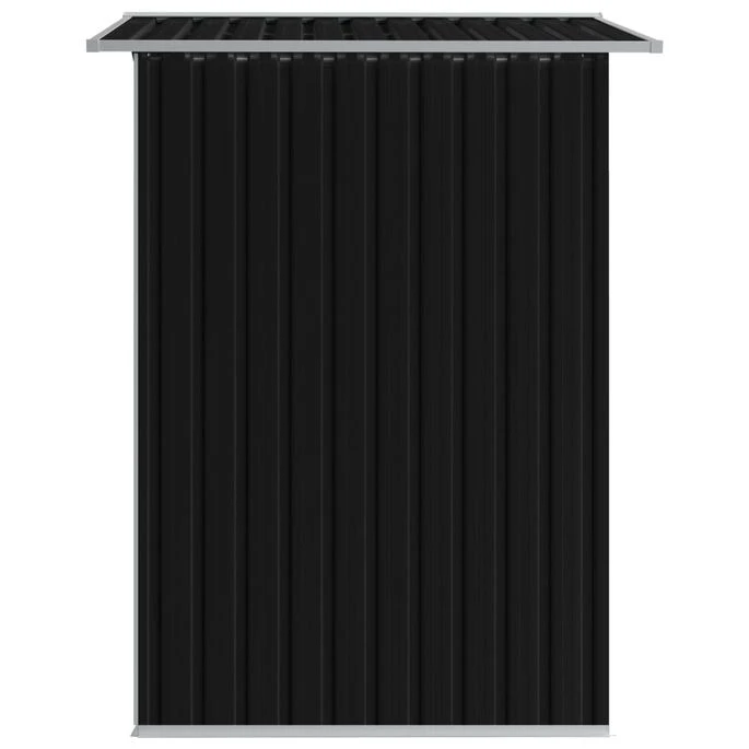 Abri De Stockage Pour Jardin Anthracite Acier 204x132x186 Cm 4 Abri De Stockage Pour Jardin Anthracite Acier 204x132x186 Cm – Image 4