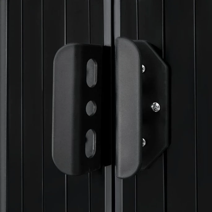 Abri De Stockage Pour Jardin Anthracite Acier 204x132x186 Cm 7 Abri De Stockage Pour Jardin Anthracite Acier 204x132x186 Cm – Image 7