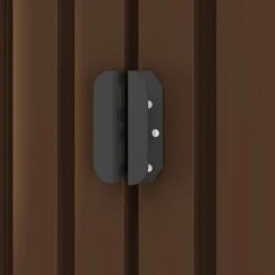 Abri De Stockage Pour Jardin Marron 194x121x181 Cm Acier -Mobilier De Jardin Soldes abri de stockage pour jardin marron 194x121x181 cm acier 3666722145831 1298174