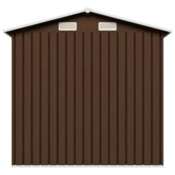 Abri De Stockage Pour Jardin Marron 204x132x186 Cm Acier 12 Abri De Stockage Pour Jardin Marron 204x132x186 Cm Acier -Mobilier De Jardin Soldes abri de stockage pour jardin marron 204x132x186 cm acier 3666722764148 1370113