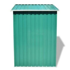 Abri De Stockage Pour Jardin Métal Vert 204 X 132 X 186 Cm -Mobilier De Jardin Soldes abri de stockage pour jardin metal vert 204 x 132 x 186 cm 3666722132640 1329258