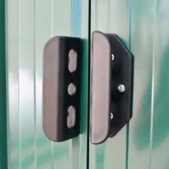 Abri De Stockage Pour Jardin Métal Vert 204 X 132 X 186 Cm -Mobilier De Jardin Soldes abri de stockage pour jardin metal vert 204 x 132 x 186 cm 3666722132640 1329260