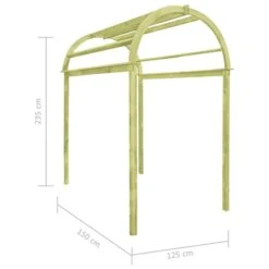 Arche à Treillis 125x150x235 Cm Bois De Pin Imprégné 11 Arche à Treillis 125x150x235 Cm Bois De Pin Imprégné -Mobilier De Jardin Soldes arche a treillis 125x150x235 cm bois de pin impregne 3666722178877 1219235