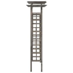 Arche à Treillis 150x50x210 Cm Bois De Pin Imprégné De Gris 7 Arche à Treillis 150x50x210 Cm Bois De Pin Imprégné De Gris -Mobilier De Jardin Soldes arche a treillis 150x50x210 cm bois de pin impregne de gris 8720286114100 1166465