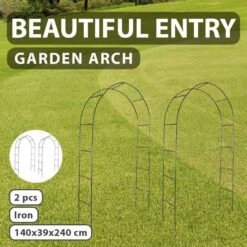Arche De Jardin 2 Pcs Pour Plantes Grimpantes -Mobilier De Jardin Soldes arche de jardin 2 pcs pour plantes grimpantes 3666722182072 1216435