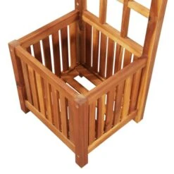 Arche De Jardin Avec Jadinière Bois D'acacia Massif 180x40x218cm -Mobilier De Jardin Soldes arche de jardin avec jadiniere bois d acacia massif 180x40x218cm 8718475607434 1213553