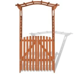 Arche Pour Jardin Avec Portique Bois Massif 120 X 60 X 205 Cm -Mobilier De Jardin Soldes arche pour jardin avec portique bois massif 120 x 60 x 205 cm 3666722184427 1212651