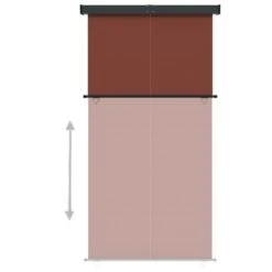 Auvent Latéral De Balcon 170x250 Cm Marron -Mobilier De Jardin Soldes auvent lateral de balcon 170x250 cm marron 3666722136464 1321068