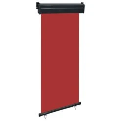 Auvent Latéral De Balcon 80x250 Cm Rouge