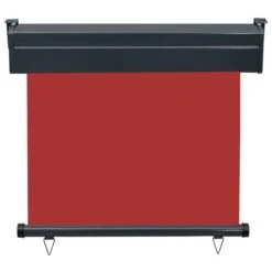 Auvent Latéral De Balcon 80x250 Cm Rouge -Mobilier De Jardin Soldes auvent lateral de balcon 80x250 cm rouge 3666722522083 583882