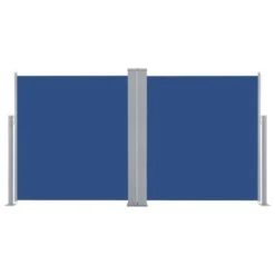 Auvent Latéral Rétractable Bleu 140 X 600 Cm -Mobilier De Jardin Soldes auvent lateral retractable bleu 140 x 600 cm 3666722522281 583357