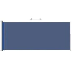 Auvent Latéral Rétractable De Patio 180x500 Cm Bleu 2 -Mobilier De Jardin Soldes auvent lateral retractable de patio 180x500 cm bleu 8720286138502 943699