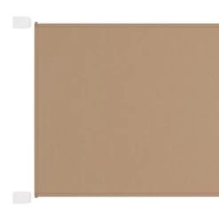 Auvent Vertical Taupe 180x800 Cm Tissu Oxford
