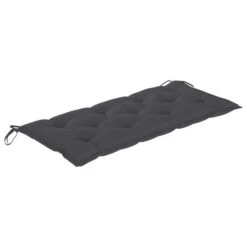 Balancelle Avec Coussin Anthracite 120 Cm Bois De Teck Solide -Mobilier De Jardin Soldes balancelle avec coussin anthracite 120 cm bois de teck solide 3666722779968 1192191