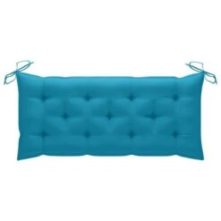 Balancelle Avec Coussin Bleu Clair 120 Cm Bois De Teck Solide -Mobilier De Jardin Soldes balancelle avec coussin bleu clair 120 cm bois de teck solide 3666722779982 1207770