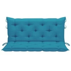 Balancelle Avec Coussin Bleu Clair 170 Cm Bois De Teck Solide -Mobilier De Jardin Soldes balancelle avec coussin bleu clair 170 cm bois de teck solide 8720286268056 1207796