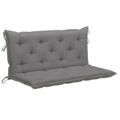 Mobilier De Jardin Soldes -Mobilier De Jardin Soldes balancelle avec coussin gris 120 cm bois de teck solide 3666722778756 1192201