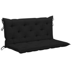 Balancelle Avec Coussin Noir 170 Cm Bois De Teck Solide 17 Balancelle Avec Coussin Noir 170 Cm Bois De Teck Solide -Mobilier De Jardin Soldes balancelle avec coussin noir 170 cm bois de teck solide 8720286268087 1207819