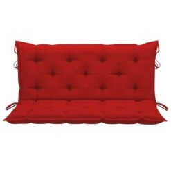 Balancelle Avec Coussin Rouge 170 Cm Bois De Teck Solide 16 Balancelle Avec Coussin Rouge 170 Cm Bois De Teck Solide -Mobilier De Jardin Soldes balancelle avec coussin rouge 170 cm bois de teck solide 8720286268070 1196204