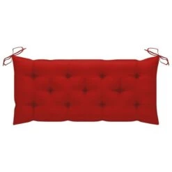 Balancelle Avec Coussin Rouge 170 Cm Bois De Teck Solide 17 Balancelle Avec Coussin Rouge 170 Cm Bois De Teck Solide -Mobilier De Jardin Soldes balancelle avec coussin rouge 170 cm bois de teck solide 8720286268070 1196205