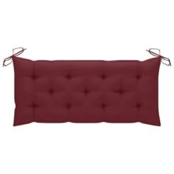 Balancelle Avec Coussin Rouge Bordeaux 170 Cm Bois De Teck -Mobilier De Jardin Soldes balancelle avec coussin rouge bordeaux 170 cm bois de teck 8720286268100 1207833
