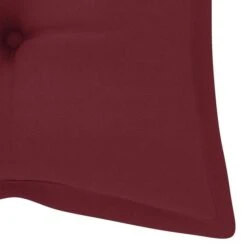 Balancelle Avec Coussin Rouge Bordeaux 170 Cm Bois De Teck -Mobilier De Jardin Soldes balancelle avec coussin rouge bordeaux 170 cm bois de teck 8720286268100 1207835