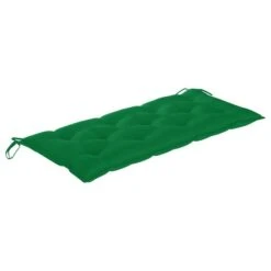 Balancelle Avec Coussin Vert 120 Cm Bois De Teck Solide -Mobilier De Jardin Soldes balancelle avec coussin vert 120 cm bois de teck solide 3666722779128 1192227