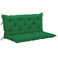 Balancelle Avec Coussin Vert 170 Cm Bois De Teck Solide -Mobilier De Jardin Soldes balancelle avec coussin vert 170 cm bois de teck solide 8720286268063 1207807
