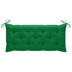 Balancelle Avec Coussin Vert 170 Cm Bois De Teck Solide -Mobilier De Jardin Soldes balancelle avec coussin vert 170 cm bois de teck solide 8720286268063 1207809