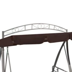 Balancelle Convertible D'extérieur Et Auvent Voûte à Motif Café -Mobilier De Jardin Soldes balancelle convertible d exterieur et auvent voute a motif cafe 8718475877486 1353753