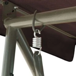 Balancelle D'extérieur Avec Auvent Couleur Café 3 -Mobilier De Jardin Soldes balancelle d exterieur avec auvent couleur cafe 8718475709176 1217621