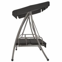 Balancelle De Jardin Avec Auvent Anthracite 192x118x175cm Acier -Mobilier De Jardin Soldes balancelle de jardin avec auvent anthracite 192x118x175cm acier 3666722180443 1217600