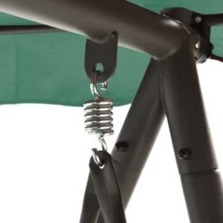 Balancelle De Jardin Avec Auvent Vert 198 Cm Tissu Et Acier -Mobilier De Jardin Soldes balancelle de jardin avec auvent vert 198 cm tissu et acier 3666722929981 1503239