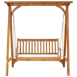 Produits populaires -Mobilier De Jardin Soldes balancelle de jardin avec treillis bois d acacia solide 8719883780337 1215187