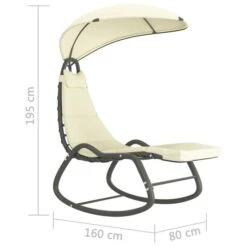 Balancelle De Jardin Crème 160x80x195 Cm Tissu 13 Balancelle De Jardin Crème 160x80x195 Cm Tissu -Mobilier De Jardin Soldes balancelle de jardin creme 160x80x195 cm tissu 3666722177894 1220190