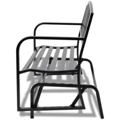 Banc Balançoire En Acier Noir 12 Banc Balançoire En Acier Noir -Mobilier De Jardin Soldes banc balancoire en acier noir 3666722181129 1217006