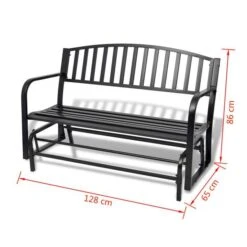 Banc Balançoire En Acier Noir 15 Banc Balançoire En Acier Noir -Mobilier De Jardin Soldes banc balancoire en acier noir 3666722181129 1217009