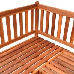 Banc D'angle De Jardin Avec Coussins 150cm Bois D'acacia Massif 8 -Mobilier De Jardin Soldes banc d angle de jardin avec coussins 150cm bois d acacia massif 3666722419208 838390