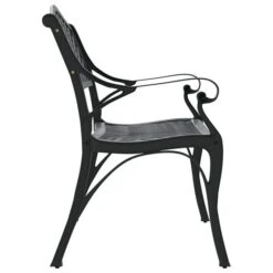 Banc De Jardin 102 Cm Aluminium Coulé Noir -Mobilier De Jardin Soldes banc de jardin 102 cm aluminium coule noir 3666722171878 1227637