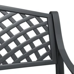 Banc De Jardin 102 Cm Aluminium Coulé Noir -Mobilier De Jardin Soldes banc de jardin 102 cm aluminium coule noir 3666722171878 1227639